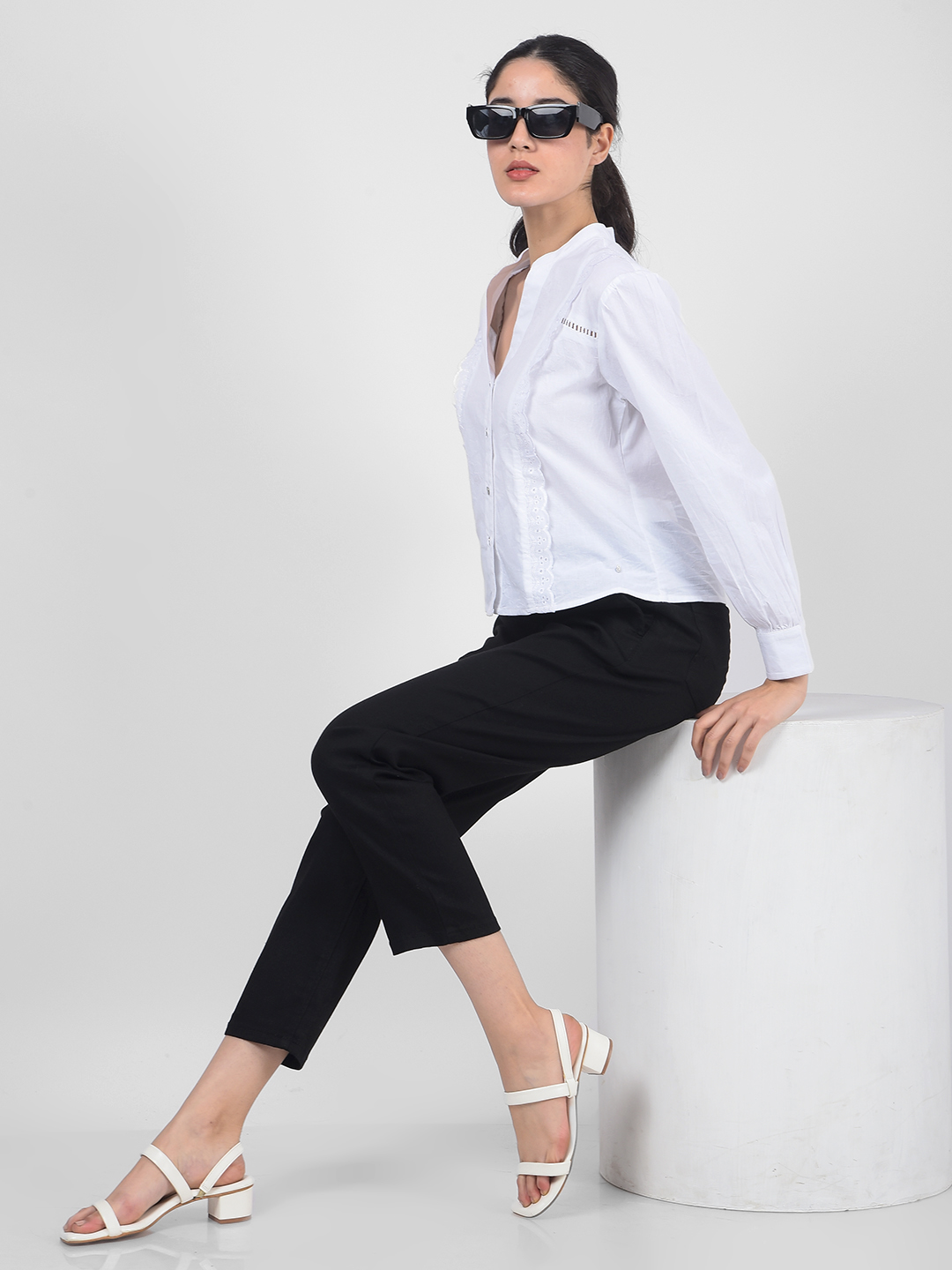 Numero Uno Women Solid Black Jeans
